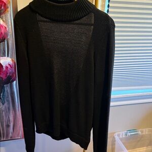 NBD Black Cowl Neck Sweater